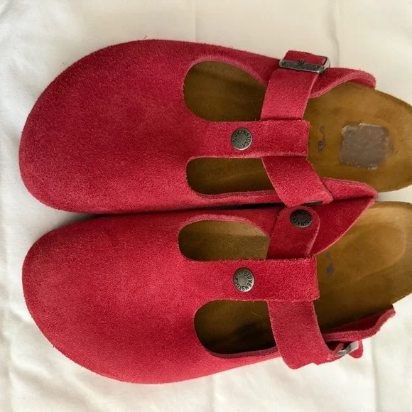 Birkenstock Bern Red Suede - Picture 6 of 6